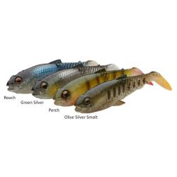 Savage Gear Craft Cannibal Paddletail 12.5cm 20gr Clear Water Mix 4lü - 1