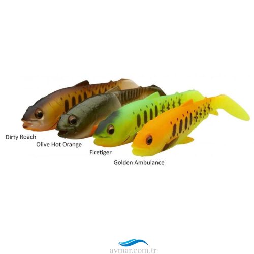 Savage Gear Craft Cannibal Paddletail 8.5cm 7gr Dark Water Mix 4lü