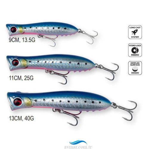 Savage Gear Gravity Popper 9cm 13.5gr Maket Sahte Yem - 2