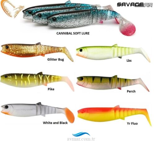Savage Gear LB Cannibal 6.8cm 3g Bulk Box Silikon Yem - 1