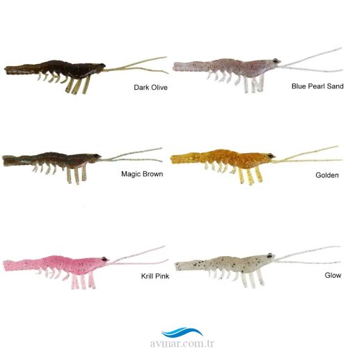 Savage Gear LB Manic Shrimp 6.6cm Silikon Karides Yem - 1