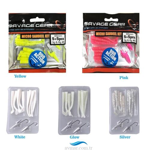 Savage Gear Lrf Micro Sandeel Kit Silikon Yem - 1