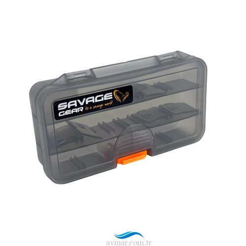 Savage Gear Lurebox 3B Smoke 18.6X10.3X3.4cm Sahte Balık Kutusu