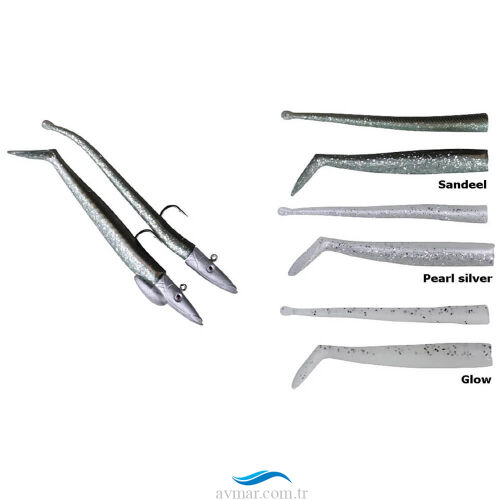 Savage Gear Mini Sandeel Kit 10 Adet Silikon Yem - 1