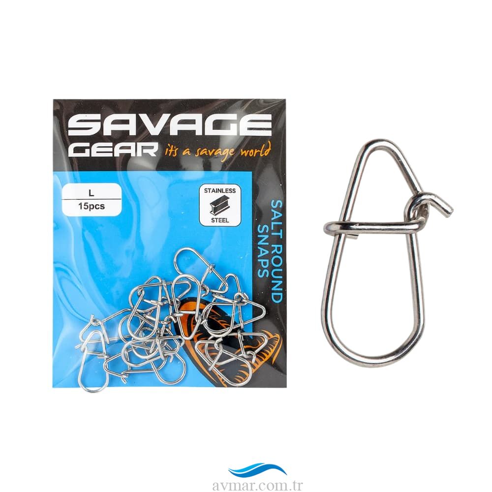 Savage Gear Needle Eggsnaps Klips Rapala Halkası & Klips Savage gear