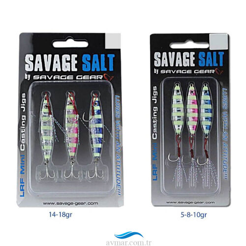 Savage Gear LRF Psycho Sprat Turkish Zebra Mix 3lü Jig Sahte Yem - 1
