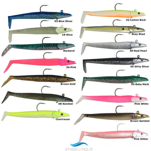 Savage Gear Sandeel 12.5cm 23g Silikon Yem - 1