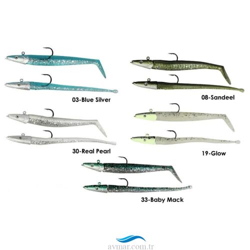 Savage Gear Sandeel And Slug 10cm 10gr 4+2 Silikon Sahte Yem - Savage gear