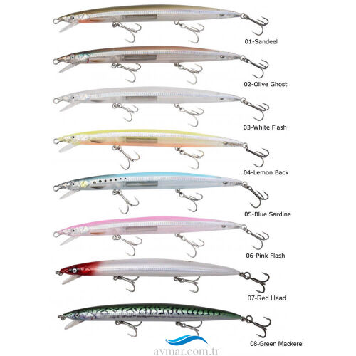 Savage gear Sandeel Jerk Minnow 17,5cm 25g Maket Sahte Yem - 1