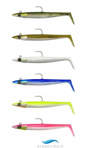 Savage Gear Sandeel V2 14cm 33g 2+1 Silikon Yem - 1