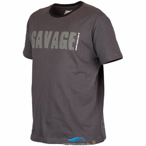 Savage Gear Simply Savage Tee Grey Tişört - 1