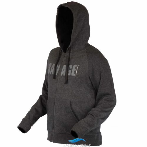 Savage Gear Simply Savage Fermuarlı Kapüşonlu Sweatshirt - Savage gear