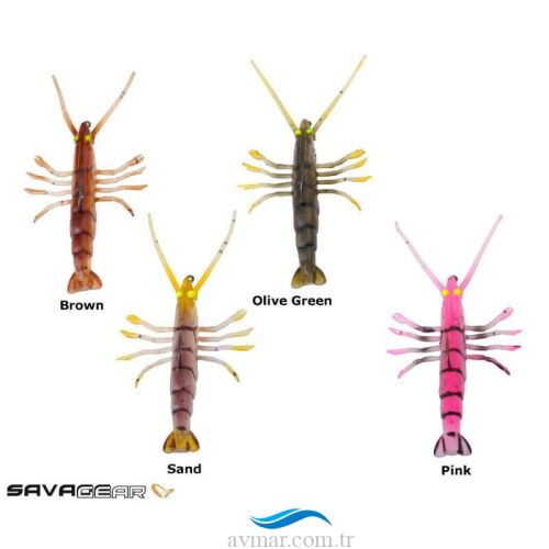 Savage Gear TPE Fly Shirimp 5cm 2.65g NL Suni Yem - 1