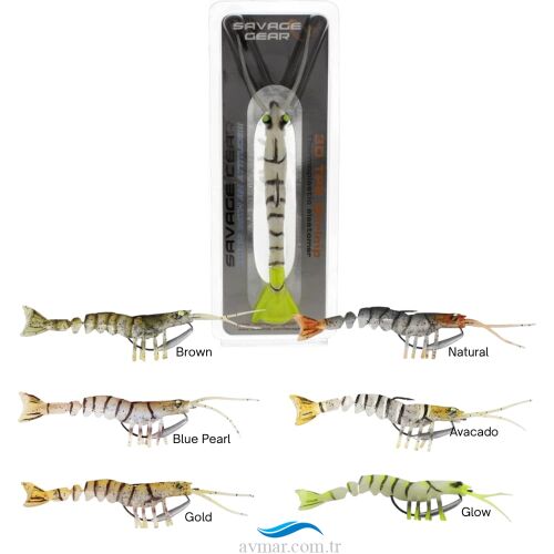 Savage Gear TPE Manic Shrimp 6.5cm 4gr Silikon Karides - Savage gear