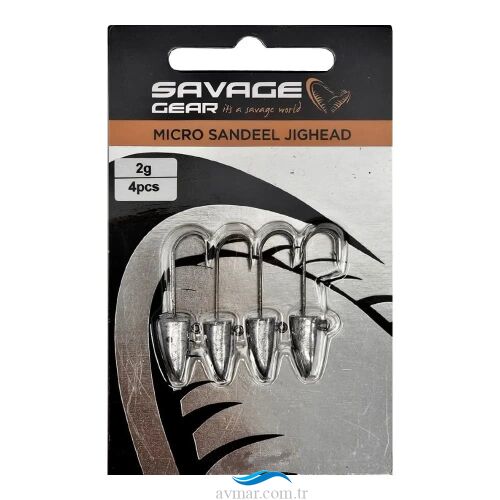 Savage Gear LRF Micro Sandeel Jighead 4 Adet - 1