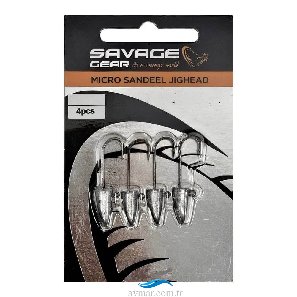 Savage Gear LRF Micro Sandeel Jighead 4 Adet