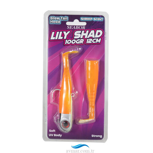 Seabor Lily Shad 100gr 2+1 Silikon Yem (1)