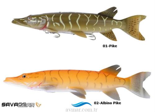 Savege Gear 3D Line Thru Pike 20cm 66gr Suni Yem - 1