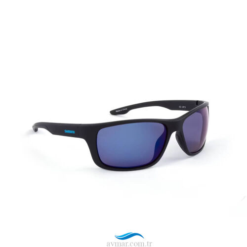 Shimano Antares Matte Black Blue Mirror Güneş Gözlüğü