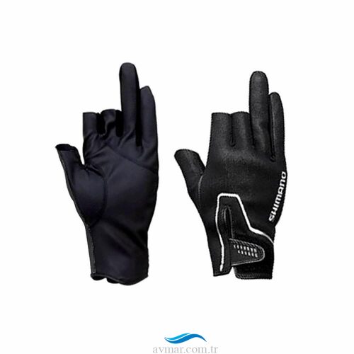 Shimano Apparel Pearl Fit Black Gloves 3 Eldiven