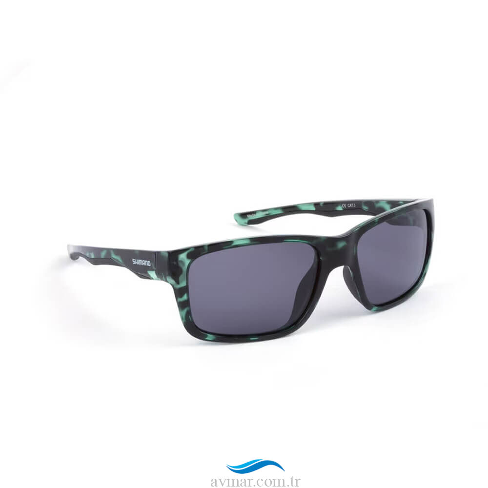 Shimano Aspire Dark Green Tortoiseshell Dark Grey Güneş Gözlüğü