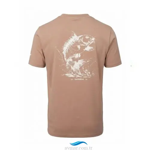 Shimano Brown Carp Tshirt - 2
