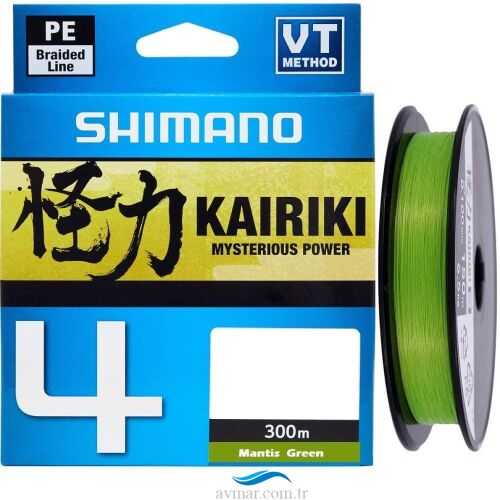 Shimano Kairiki 4 300m Mantis Green İp Misina