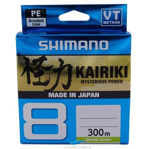Shimano Kairiki 8 Pe 300m Mantis Green İp Misina - 1