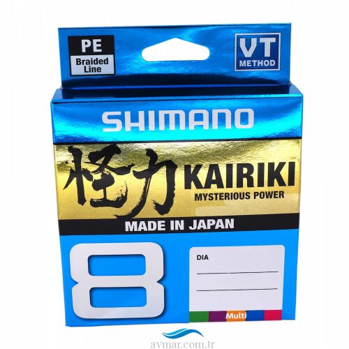 Shimano Kairiki 8 Pe 300m Multicolor İp Misina