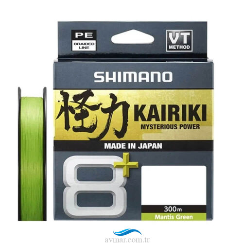 Shimano Kairiki Plus 8+ 300m Mantis Green Örgü İp Misina - 1