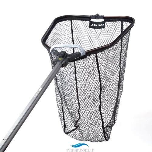 Shimano Yasei Foldable Rubber Net Medium Kauçuk Balık Kepçesi - 1