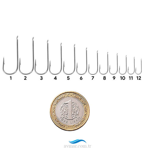 Shogun 1799 (20799) Düz Olta İğnesi 100 Adet - 3