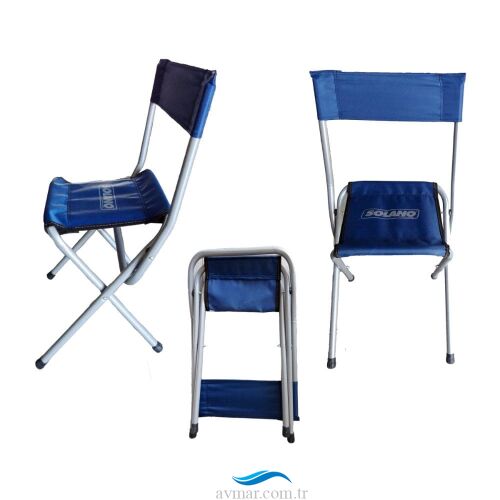 Solano Arkalıklı Büyük Tabure