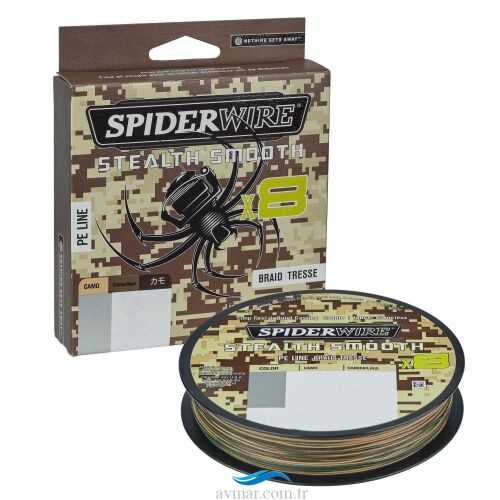 SpiderWire Stealth Smooth8 x8 Pe Braid 150m Camo İp Misina - 1