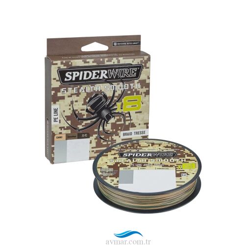 SpiderWire Stealth Smooth X8 Pe Braid 150m Camo İp Misina