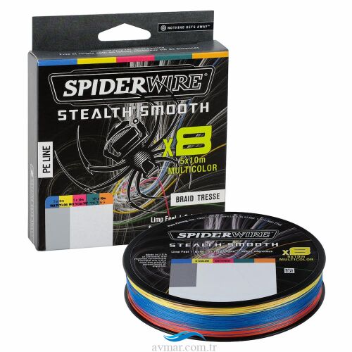 SpiderWire Stealth Smooth X8 300m Multicolour İp Misina - 1