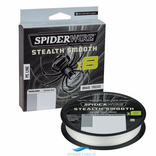 SpiderWire Stealth Smooth X8 Pe Braid 300m Translucent İp Misina - SPIDERWIRE