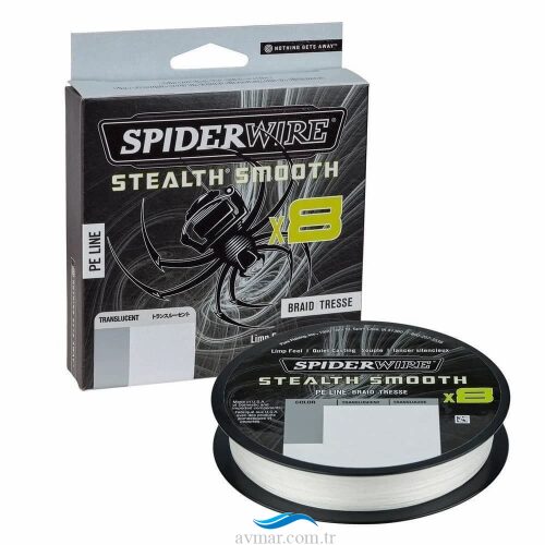 SpiderWire Stealth Smooth X8 Pe Braid 300m Translucent İp Misina