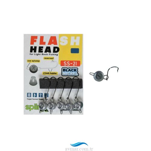 Spiinx Flash Head Jighead Ham 5gr No 4