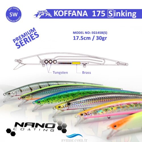 Strike Pro EG145B Koffana 175S 30gr Sahte Balık (1)
