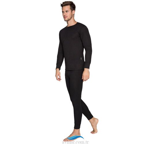 Thermoform Heavy Unisex Termal İçlik Siyah - 5