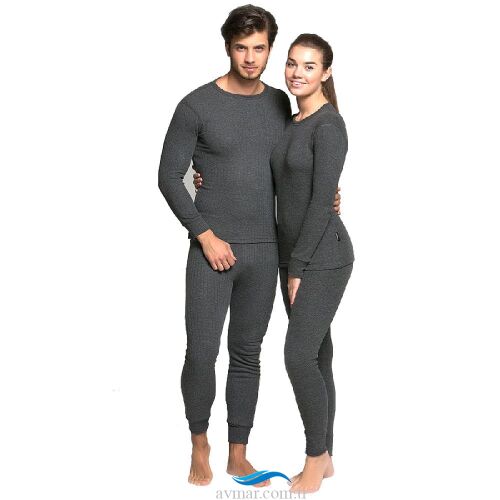 Thermoform Soft Unisex Termal İçlik Set Antrasit - Thermoform