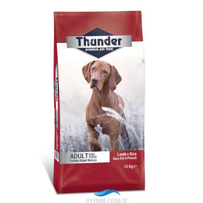 Thunder Köpek Maması Kuzu Pirinç 15kg - 1