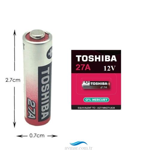 Toshiba 27 A BP Alkalinli Pil