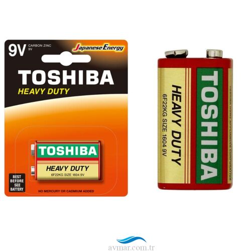 Toshiba 6F22KG Heavy Duty 9V Pil 1li - Toshiba