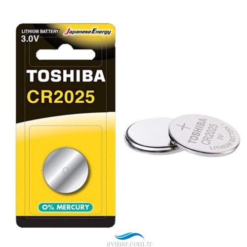 Toshiba CR2025 3V Lithium Düğme Pil 1li