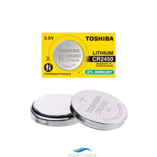 Toshiba CR2450 3V Lithium Düğme Pil 1li - 1