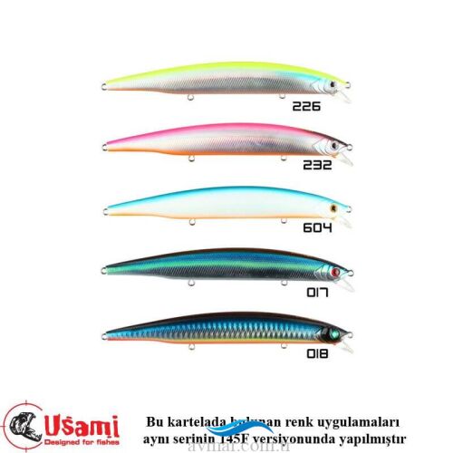 Usami Jack The Ripper 115F-SR 15.9gr Maket Balık - 3
