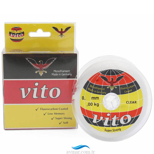 Vito 160m Şeffaf Fluorocarbon Kaplama Misina