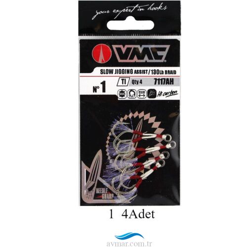 VMC 7117AH Slow Jiging Olta İğnesi - Vmc